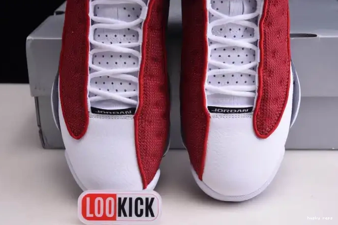 Rep Husky 414571-600 Flint 13 Air Red Retro Jordan Gym Grey 0524